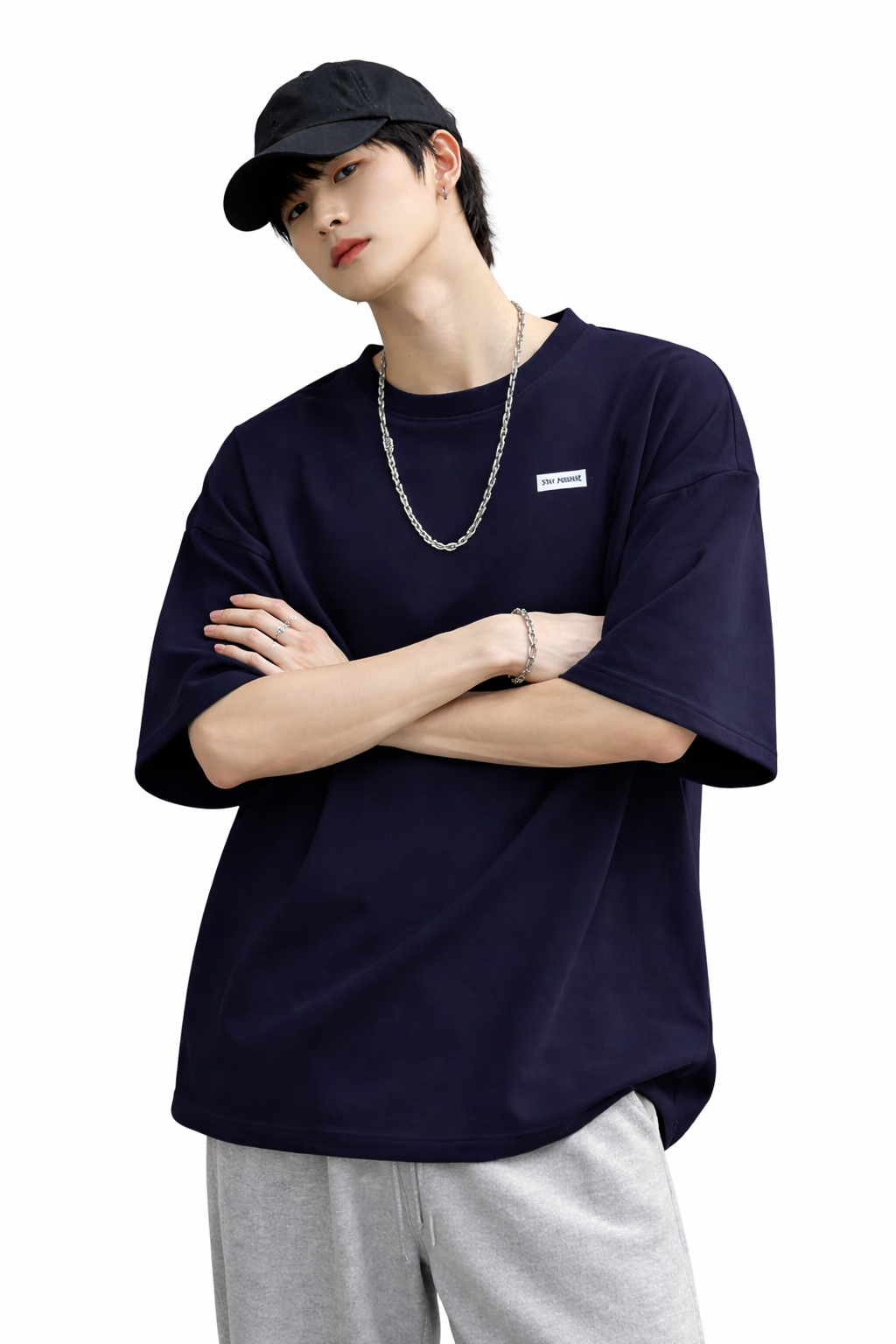 T-Shirt Oversize  – Navy Edition